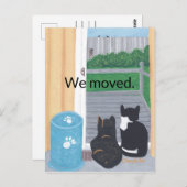We verhuisden, Cat Lovers Briefkaarten (Voorkant / Achterkant)