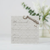 We verhuisden de aankondiging (Staand voorkant)