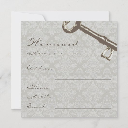 We verhuisden de aankondiging (Voorkant)