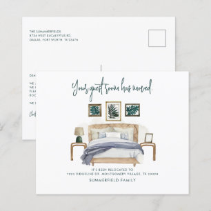 We Verhuisden Handgeschreven Script Verhuisbericht