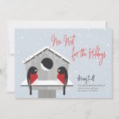 We verhuisden kerstKaarten Feestdagenkaart (Voorkant)