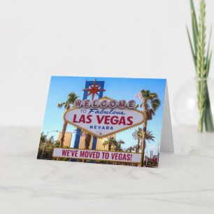 We verhuisden naar Las Vegas Nieuw Adres Kaart