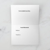 We verhuizen naar New York Aankondiging (Binnen)