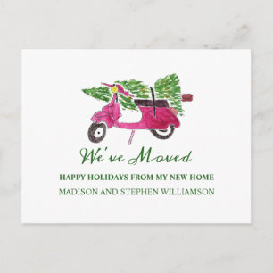 We verhuizen Nieuw thuis voor de feestdagen Briefkaart