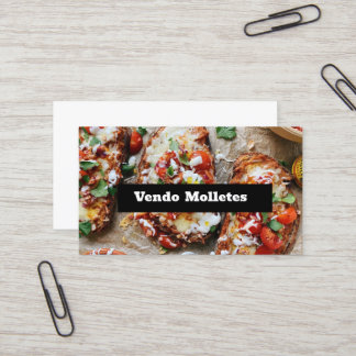 We verkopen molletes visitekaartje