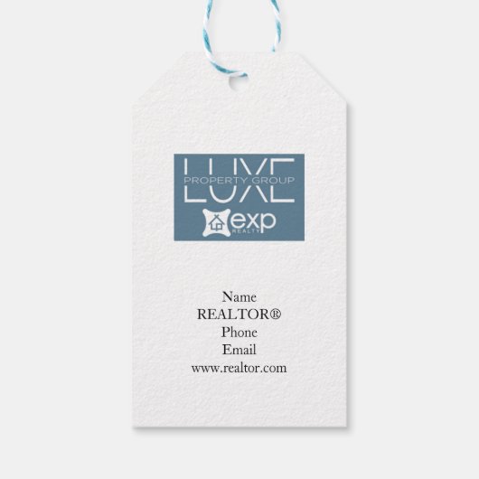 We verkopen mooie huizen | Realtor Marketing Cadeaulabel (Achterkant)