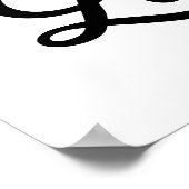 We verliezen geen hart borstel beletterd poster (Hoek)