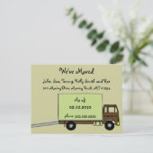 We verplaatsen aankondigings-Briefkaarten Aankondigingskaart (Staand voorkant)