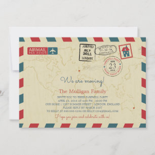 We verplaatsen Airmail Farewell-partij Aankondiging