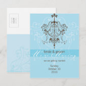 WE VERPLAATSEN BRIEFKAART :: kroonluchter (Voorkant / Achterkant)