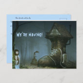 We verplaatsen de aankondiging van Haunted Shoe Ho Briefkaart (Voorkant / Achterkant)