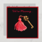 We verplaatsen nieuwe adreskaart aankondiging (Voorkant / Achterkant)