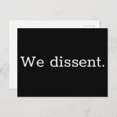 We verspreiden rechthoekig briefkaart (Voorkant / Achterkant)