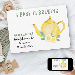 We verwachten dat een Baby zwanger wordt Aankondiging