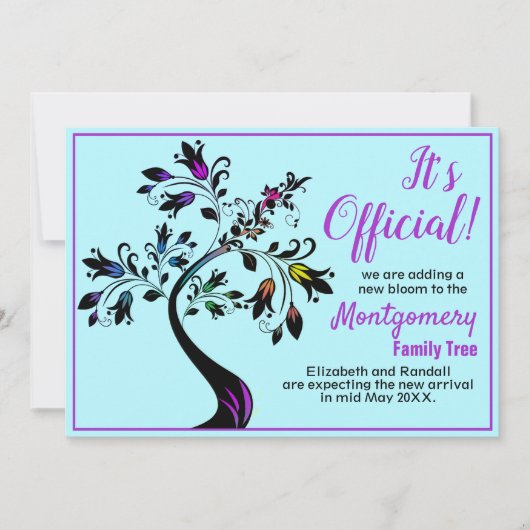 We verwachten dat het de officiële Flowering Tree  Aankondiging (Voorkant)