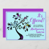 We verwachten dat het de officiële Flowering Tree  Aankondiging (Voorkant / Achterkant)