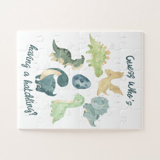 We verwachten een aankondiging van de zwangerschap legpuzzel (Horizontaal)