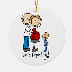 We verwachten een paar met Toddler Boy Ornament