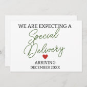 We verwachten een speciale zwangerschap bij de bev aankondiging (Voorkant / Achterkant)