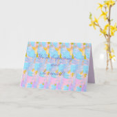 We verwachten en zijn zo opgewonden binnen van kaart (Gele Bloem)