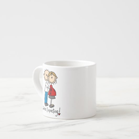 We verwachten T-shirts en cadeautjes Espresso Kop (Voorkant links)