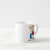 We verwachten T-shirts en cadeautjes Espresso Kop (Voorkant rechts)