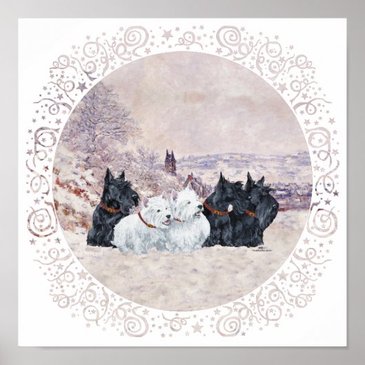 We Vijf Winter Poster (Voorkant)