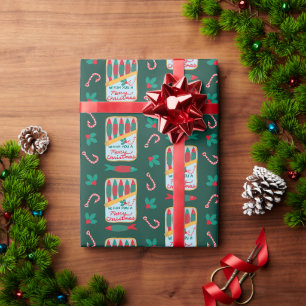 We Vissen Je Een Prettig Kerstfeest Grappig Sardin Cadeaupapier