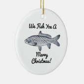 We vissen je een prettige kerst! ornament (Rechts)