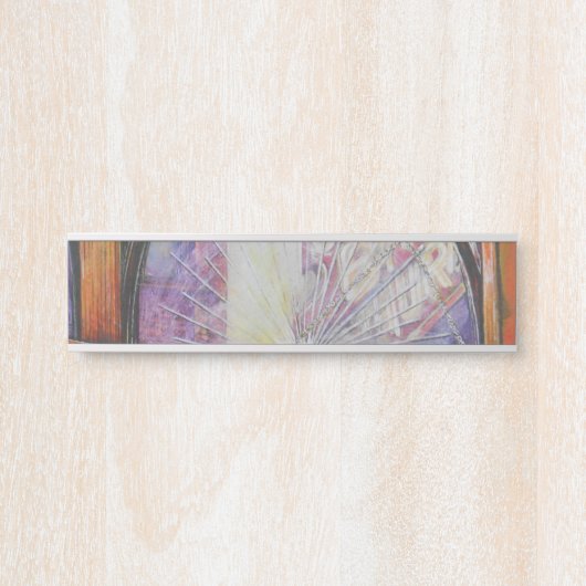 We vliegen allemaal rond hetzelfde licht. deurbordje (Voorkant)