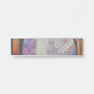 We vliegen allemaal rond hetzelfde licht. deurbordje