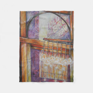 We vliegen allemaal rond hetzelfde licht. fleece deken