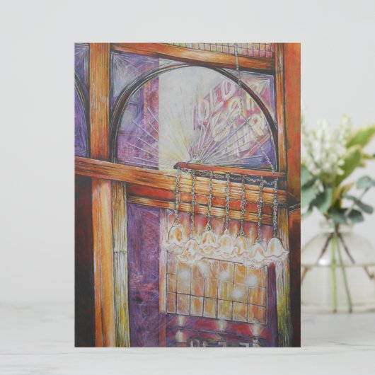 We vliegen allemaal rond hetzelfde licht. kaart (Staand voorkant)