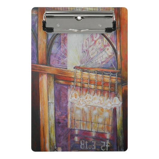 We vliegen allemaal rond hetzelfde licht. mini klembord (Voorkant)