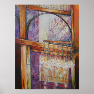 We vliegen allemaal rond hetzelfde licht. poster