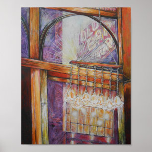 We vliegen allemaal rond hetzelfde licht. poster