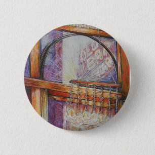 We vliegen allemaal rond hetzelfde licht. ronde button 5,7 cm