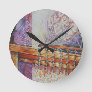 We vliegen allemaal rond hetzelfde licht. ronde klok