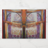 We vliegen allemaal rond hetzelfde licht. voedselcontainer etiket (Enkel label)