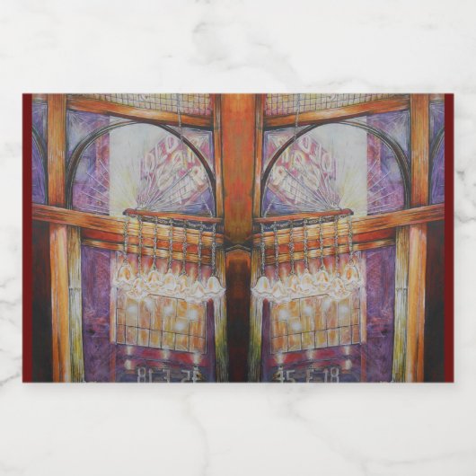 We vliegen allemaal rond hetzelfde licht. voedselcontainer etiket (Enkel label)