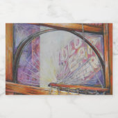 We vliegen allemaal rond hetzelfde licht. voedselcontainer etiket (Enkel label)