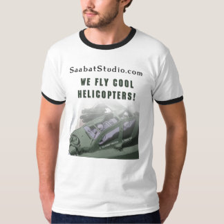 We vliegen met helikopters t-shirt