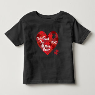 We vonden ons ontbrekende stuk - puzzelhart kinder shirts