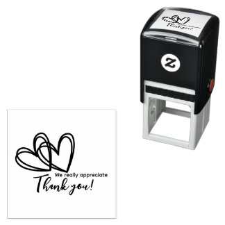 We waarderen u echt zelfinktende stempel