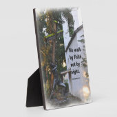 We Walk By Faith Not By Sight Fotoplaat (Zijkant)