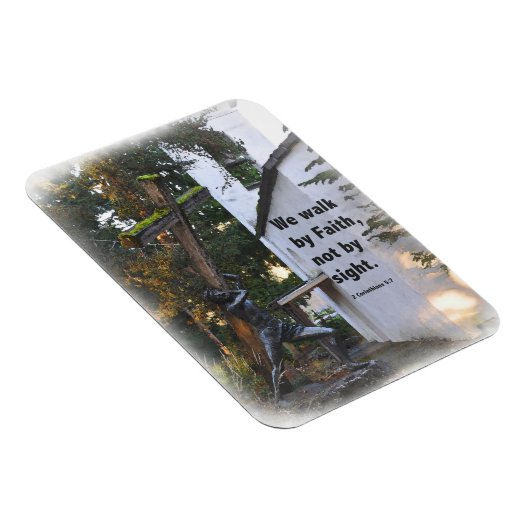 We Walk By Faith Not By Sight Magneet (Rechterzijde)