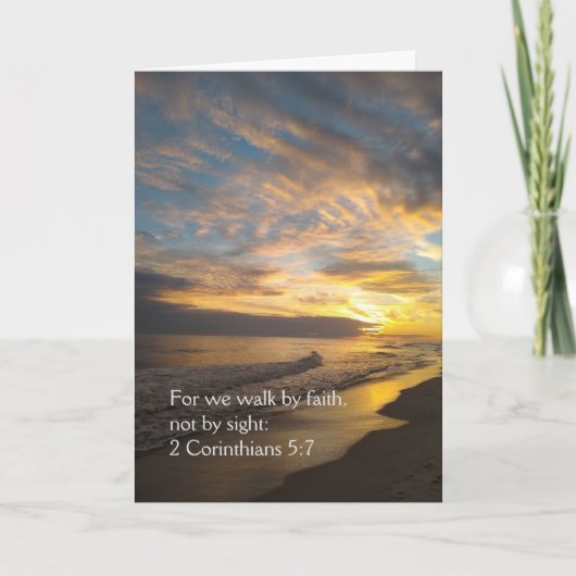 We Wandelen Op Basis Van Het Geloof Kaart (Voorkant)