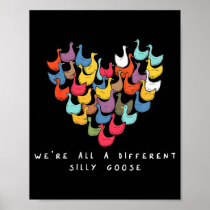 We Waren Allemaal Een Andere Domme Gans Hart Inclu Poster