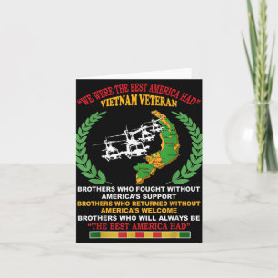 We waren het beste Amerika met Vietnam-veteranenbr Kaart