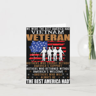 We waren het beste Amerika met Vietnam-veteranenbr Kaart